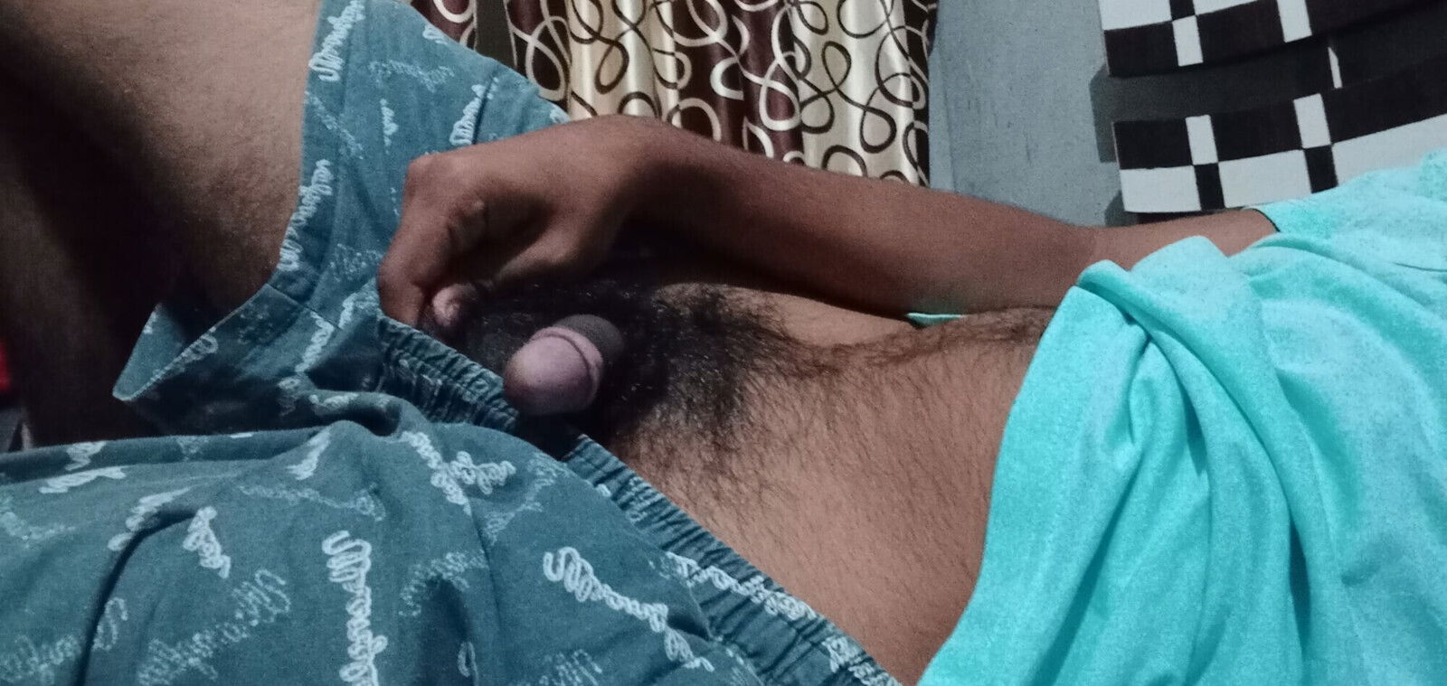 gandsome playing with