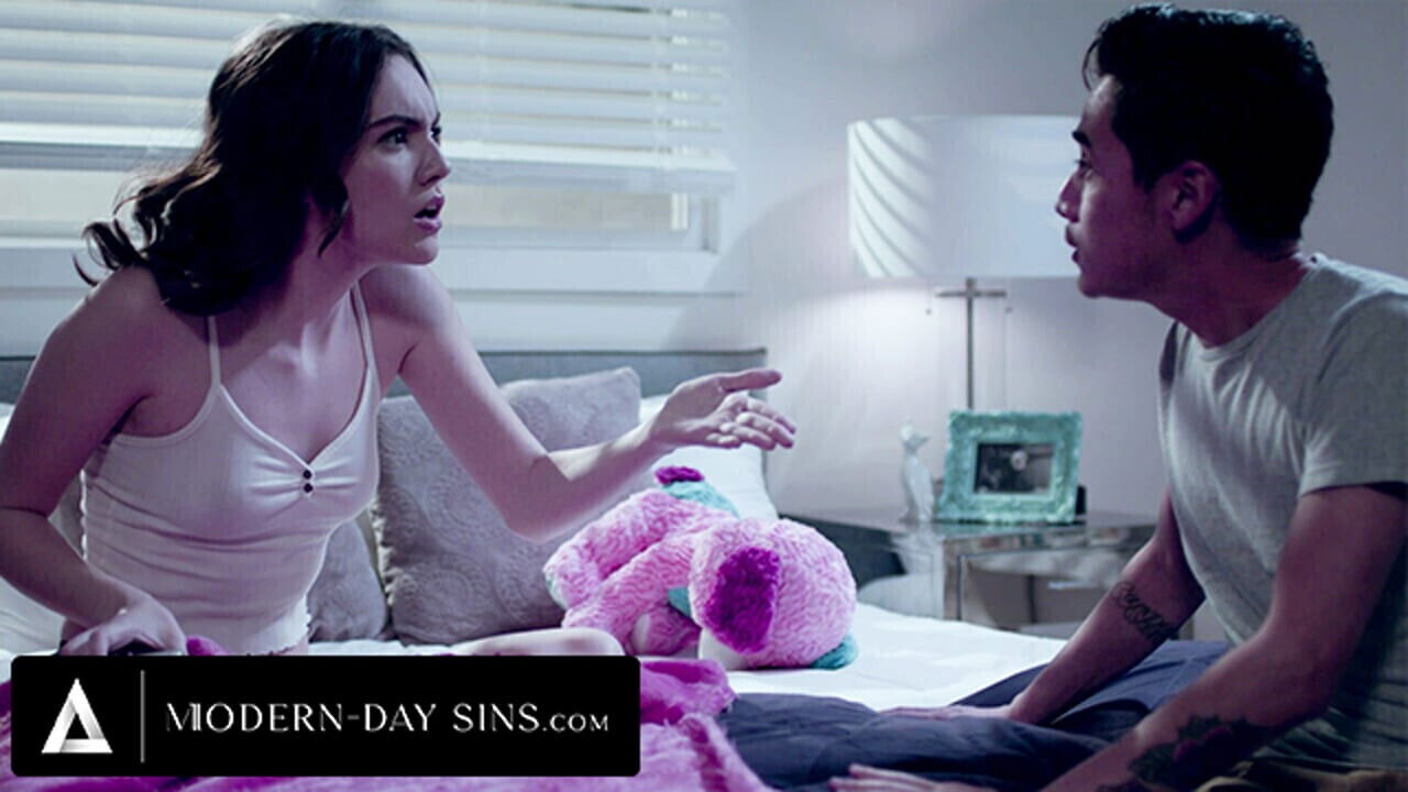 MODERN-DAY Hormonal Teen Sneaks Into Girlfriend's Stepsister Freya Parker's Bedroom