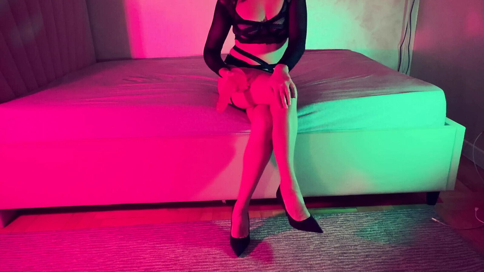 Gentle pegging with husband missionary position