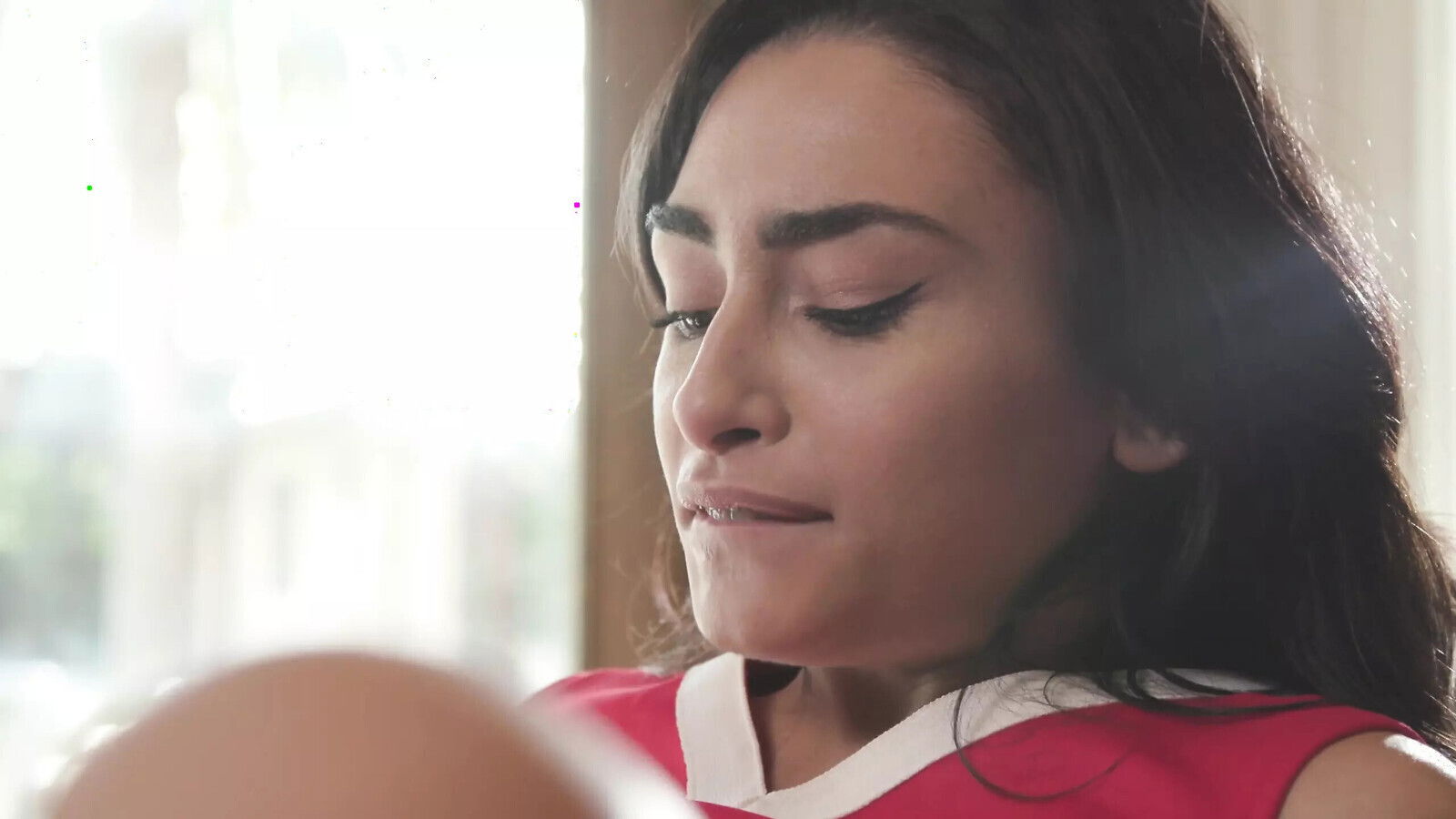 Vanessa Moon Squeezes Some After College Homework