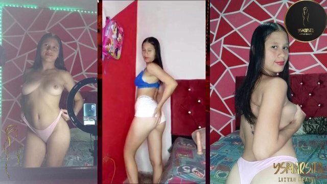 pulls down underwear spreads buttocks open