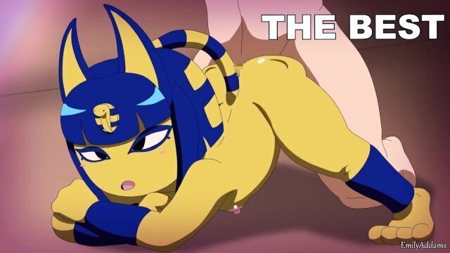 Polla grande perfecta cabalgando Ankha