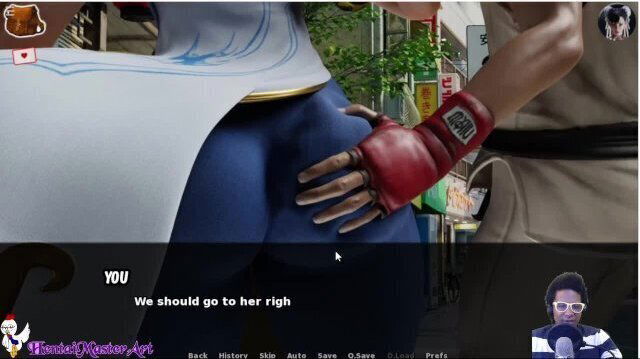 (Str8) Thicc Chun-li booty! Street Fighter W/HentaiMasterArt