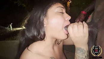 Rome Major Gives Mila James The Full BBC Experience By The Pool!