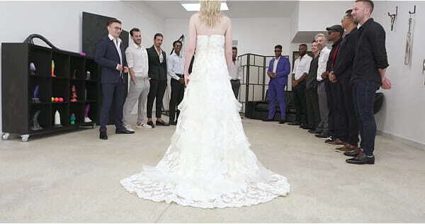 Wedding celebration with guests (WET), 14on1, DAP, Gapes, ButtRose, Drink, Shower, Mouth, Swallow