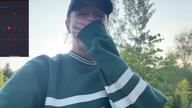 Risky Trail Walk With Lush! Public Orgasm Remote Vibrator