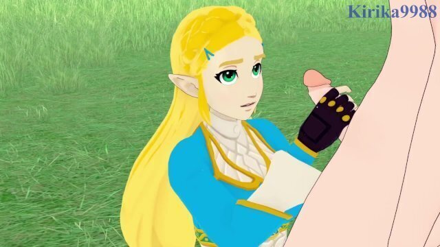 Princess Zelda have intense meadow. Legend Zelda Breath Wild Hentai