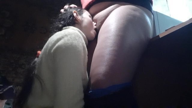 brunette secretary relaxes during lunch break IkaSmokS