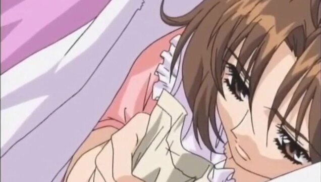 Sushi covered anime teen is clit tortured