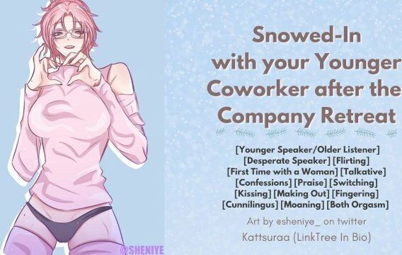 Trapped With Your Coworker During Snowstorm After Company Retreat Switching Oral