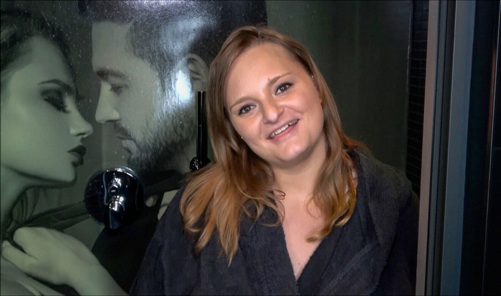 first squirting video!! Spontaneously squirted during doggy steam sauna!!