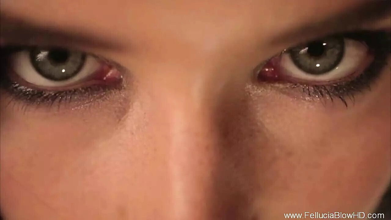 stunning brunette beauty giving best CFNM style blowjob