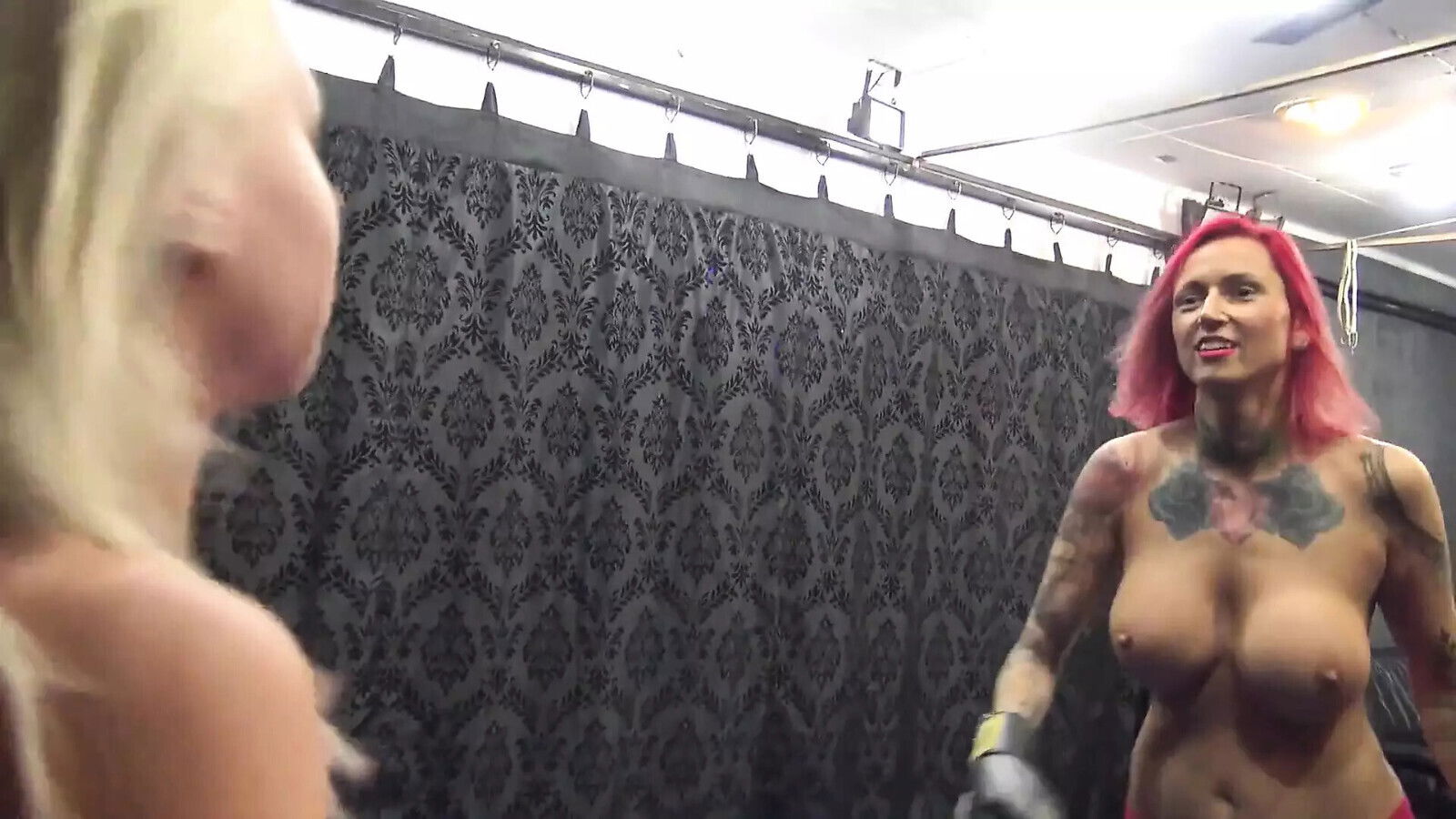 Angry Lesbians Resolving Their Problems with Fighting Naked+