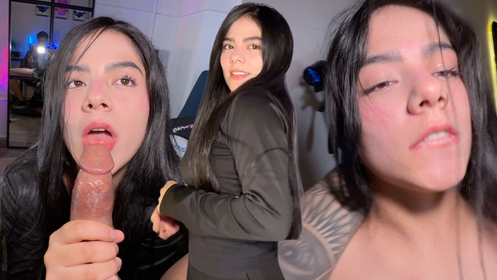 year white girl deep throats fucking tight pink pussy