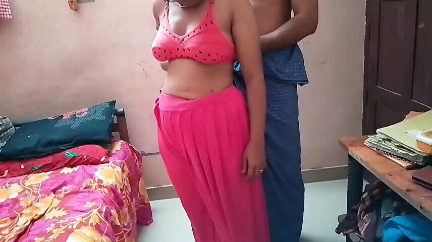 Malayalam housewife enjoying with husband