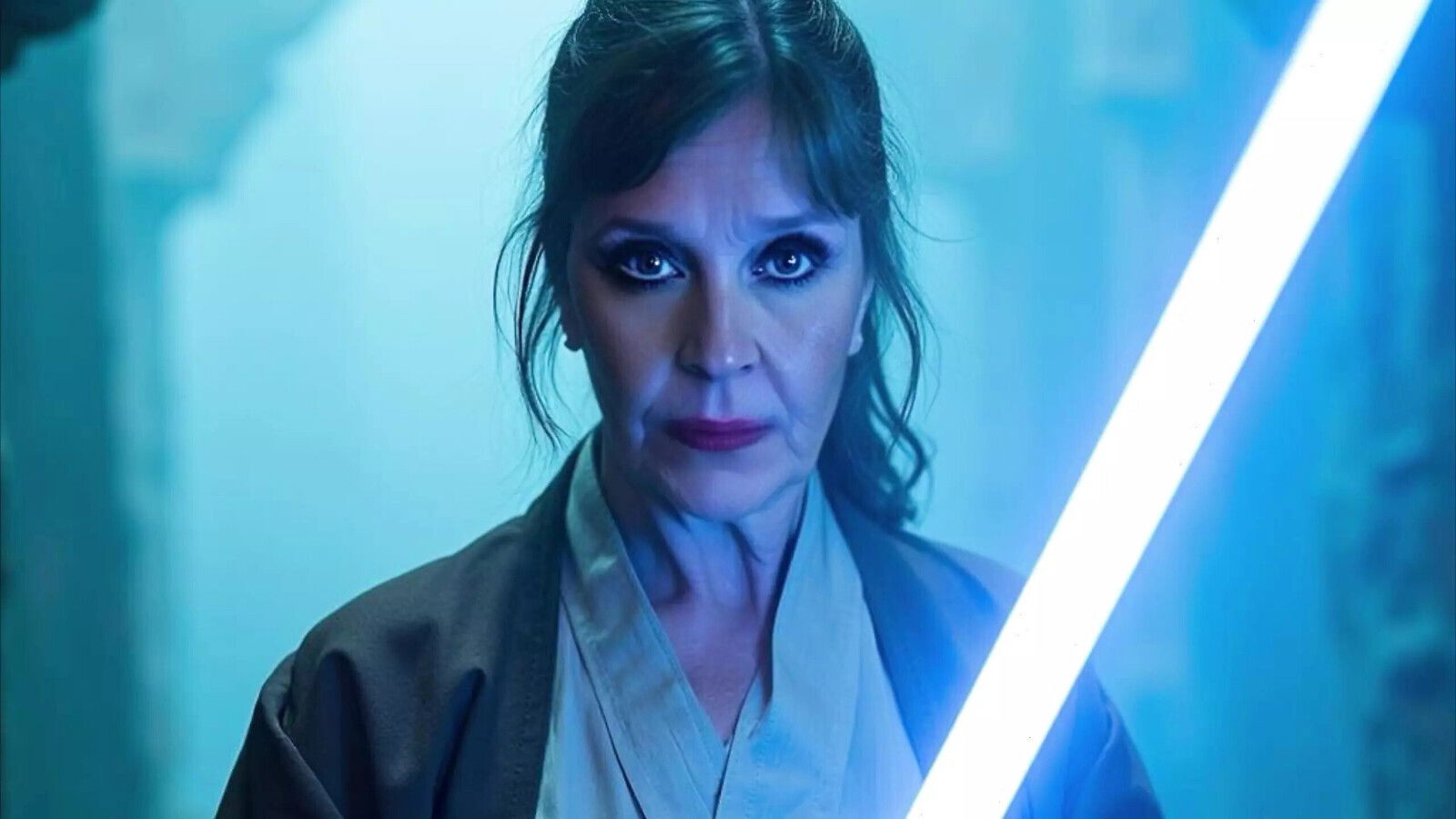 Granny Slave Princess Leia's Jedi Masturbation Mind Trick CAM5