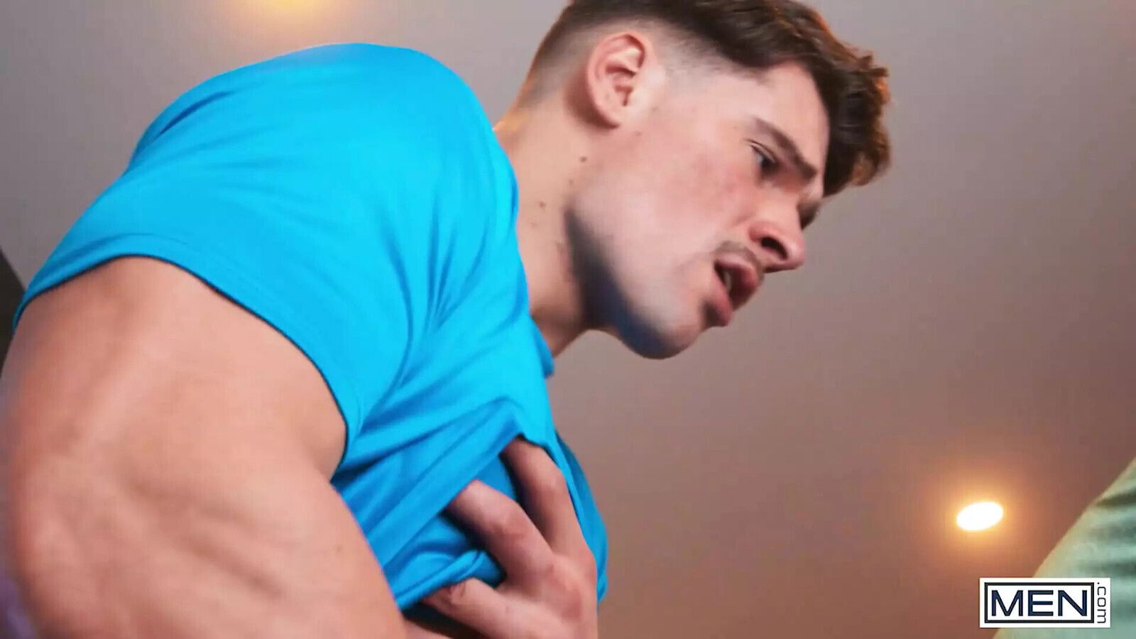 Watch Three Handsome Hunks Indulge Threesome With Malik Delgaty, Marcus McNeil Felix Trainor