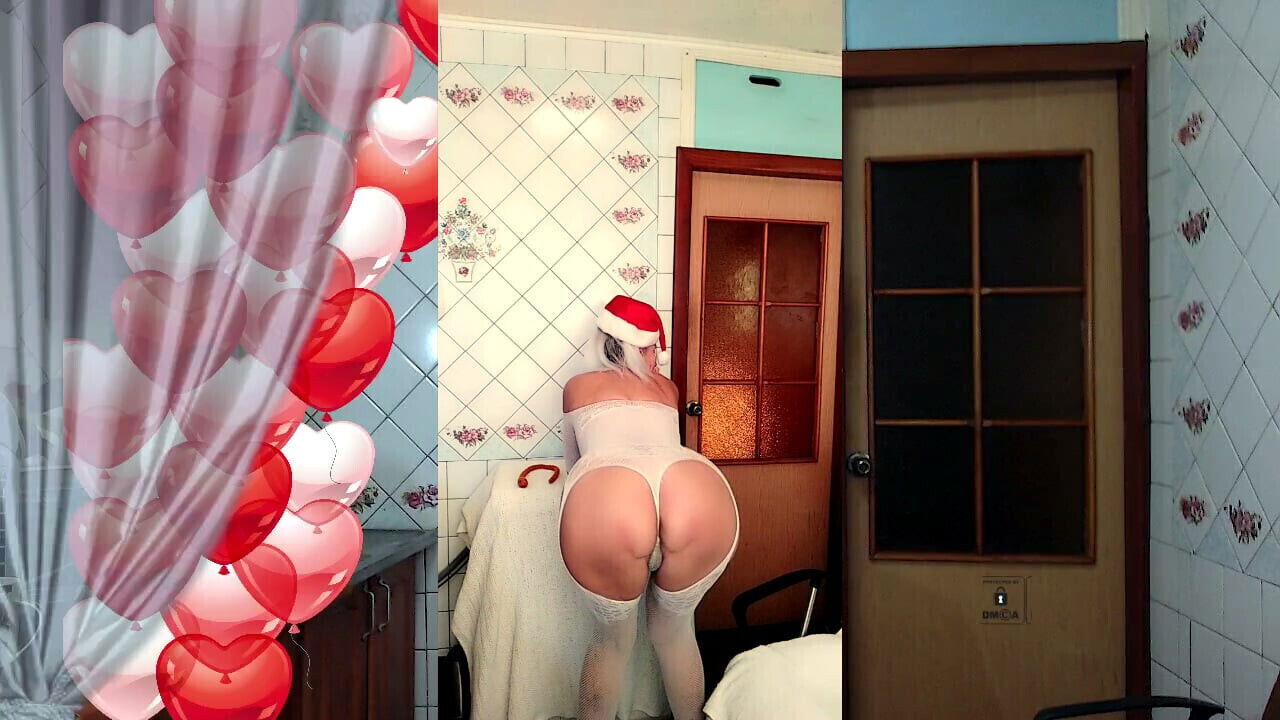 housewife Lukerya kitchen Year's