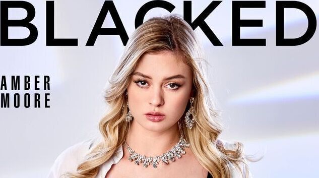  Good interracial fuck with a sweetheart blonde Amber Moore 