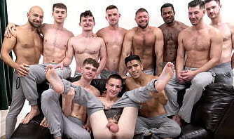 after other, they step plow their cocks into Steele&rsquo_s guts full load after load sticky cum!