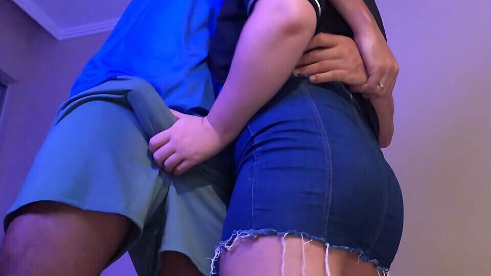 MASTURBATED, FUCK, PERFECT denim shorts, FITNESS GIRL DRYHUMPING FREE