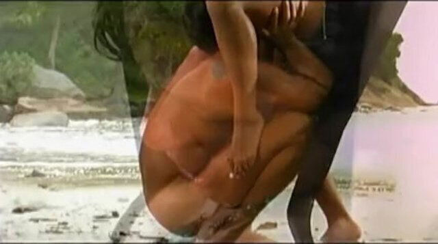 Agatha Cristine brunette loves tropical islands