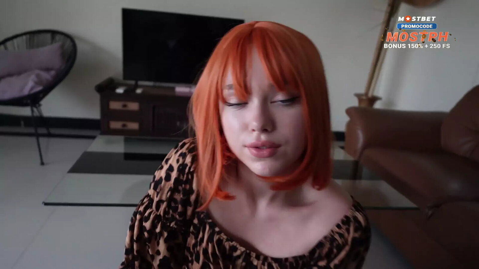 Cheating Wife with Friend. Redhead Loves Take He...