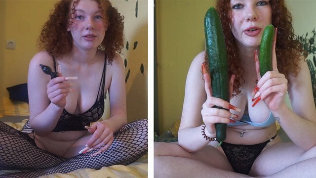Ginger teen 18yo stuffs holes!!