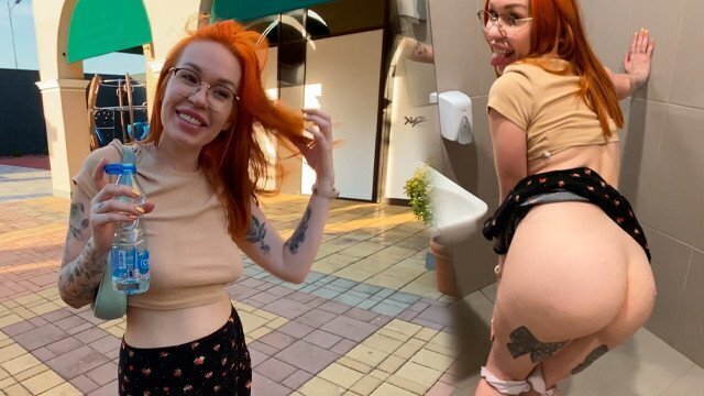 picked girl fucked public restroom!