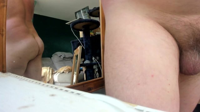 bending over nude soft dick male