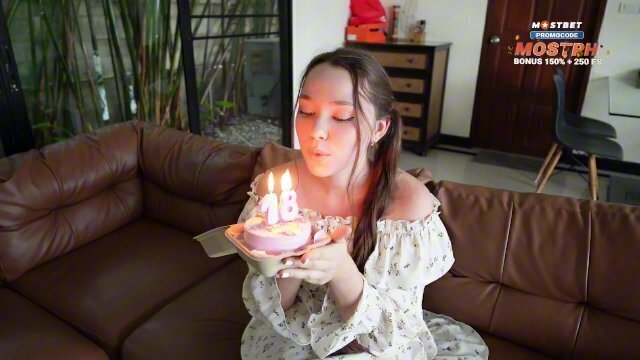 The best gift for a half-sister on her 18th birthday. She appreciated it and fucked me