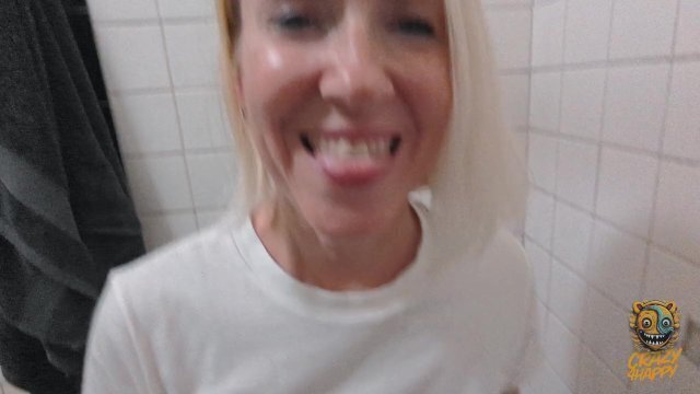 Skinny Wife Pees While (Too Much Bourbon