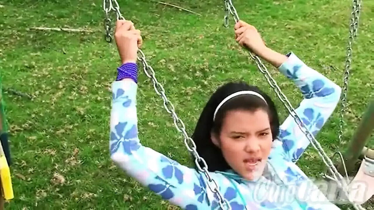 Cute carla goes naked playground