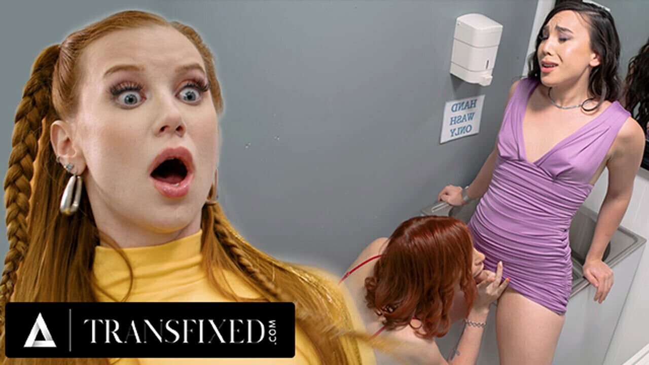 TRANSFIXED Naughty Janie Blade Kasey CAUGHT Public Restroom TEAM Madison Morgan