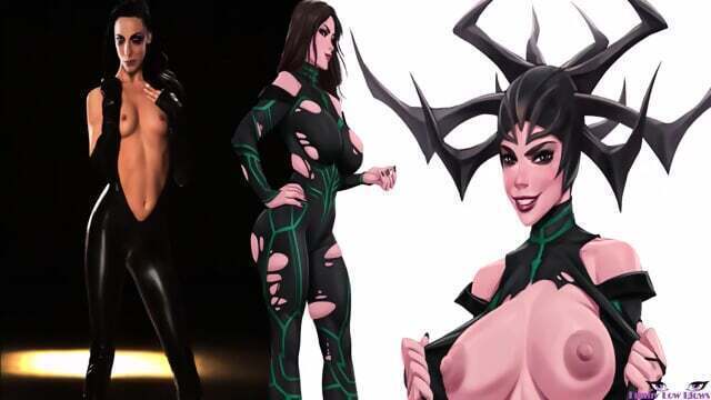 Goddess HELA Nushots BALLBUSTING Army Soldiers Cate Blanchett Balls