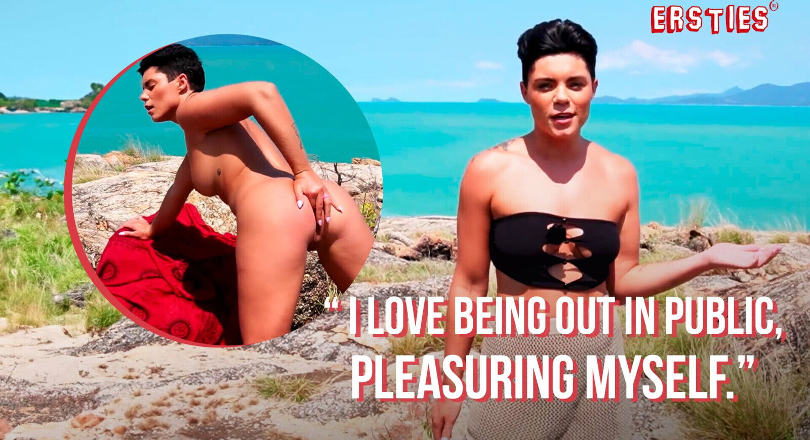 Ersties Finds Spot Island Masturbate Till Squirts