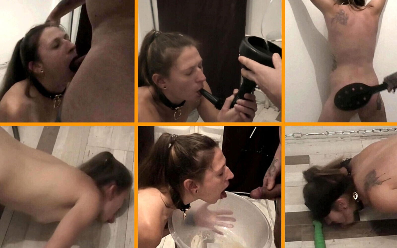 Piss Spank Training Slave