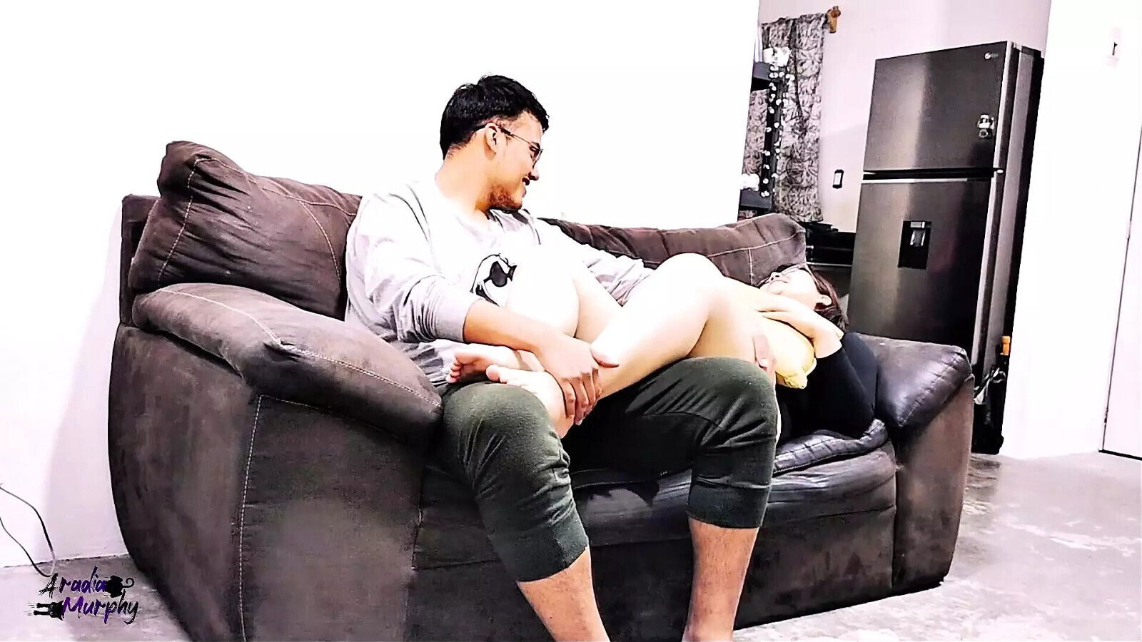 Mexican amateurs fingers stepcousin living room