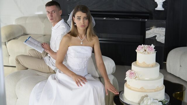  Skinny slender model Elena Vedem rammed by pretty huge boner 