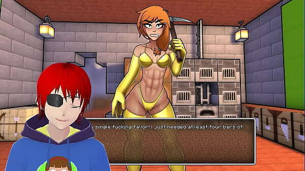 Giving Girl Golden Bikini (Hornycraft)