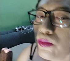 Travesti disfrutando de su paletita, samantatrans34.