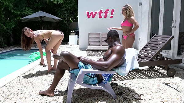 BANGBROS Interracial Monsters Scene, Poolside With Aidra