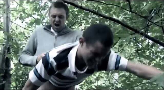 Outdoor Bareback Blowjob