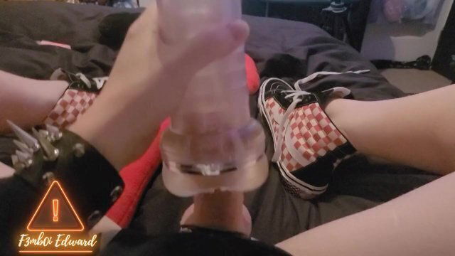 Furry Femboy play's with