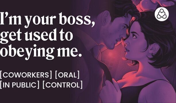 Slutty rival colleague lets mouth Surveillance camera office fuck ASMR