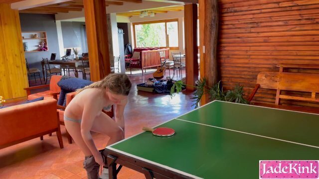 Playing Naked Strip Pong With Stepsister Jade Kink, I Couldn't Control So Fucked Her