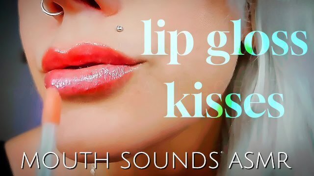 Gloss Kisses: Relaxing Mouth Sounds ASMR Lips Fetish Talking Femdom ASMR