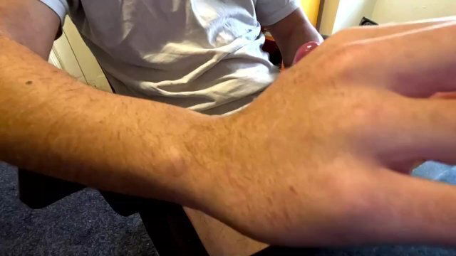 Jurking with vacuum CumShot!!