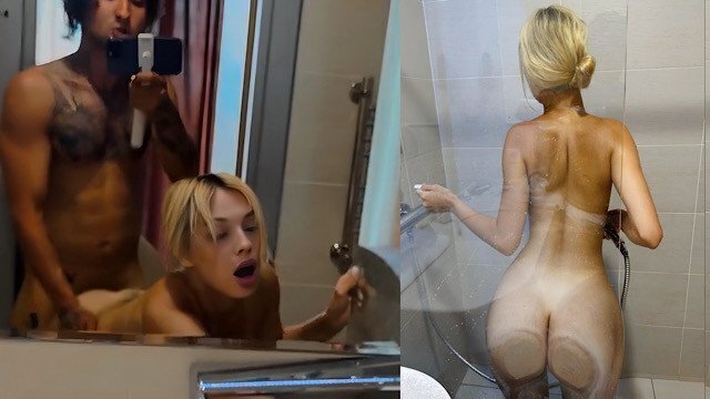 Date with Sparkllleee Doggystyle shower