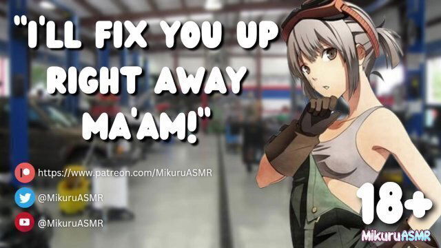 [SPICY] British Mechanic fixes your │Flirty│Kissing│Public│F4F